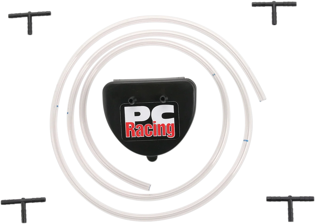 PC Racing Carburetor Vent System 3 - Black - Side View