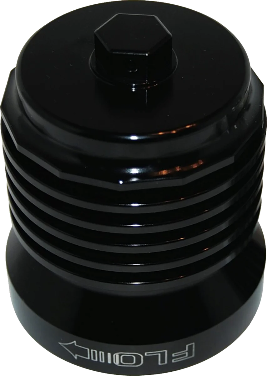 PC Racing Flo® Stainless Steel Oil Filter - All Harley-Davidson Revolution Max Engines PCS7B - Side View
