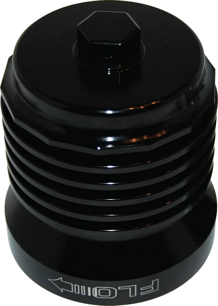 PC Racing Flo® Stainless Steel Oil Filter - All Harley-Davidson Revolution Max Engines PCS7B - Side View
