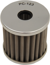 Load image into Gallery viewer, PC Racing Flo® Stainless Steel Oil Filter - Kawasaki PC123 - Main Product View