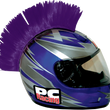 Load image into Gallery viewer, PC Racing Helmet Mohawk - Purple PCHMPURPLE - Main Product View