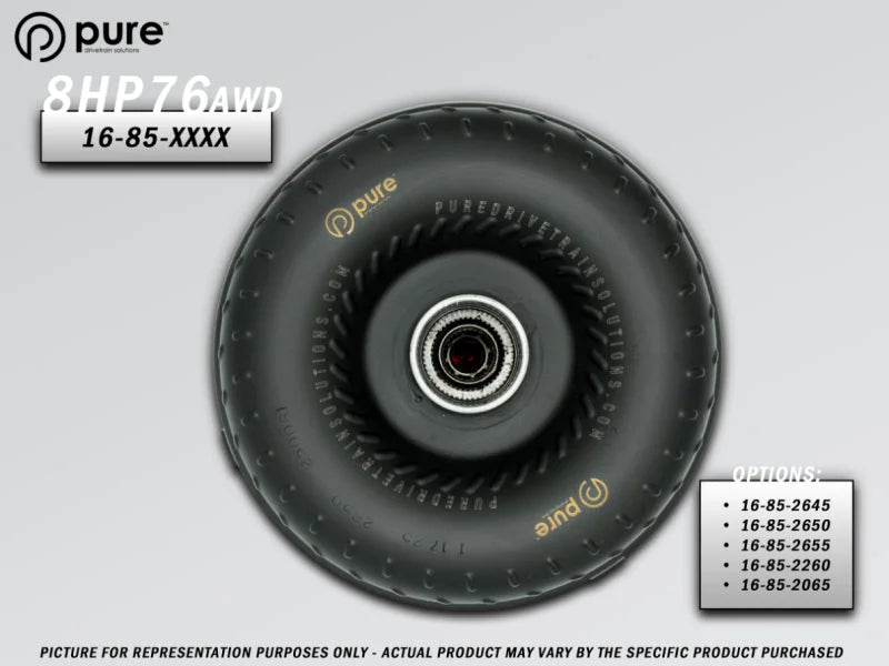 PDS 8HP76 High Performance Billet Race Torque Converter - 26/50 Stator - AWD
