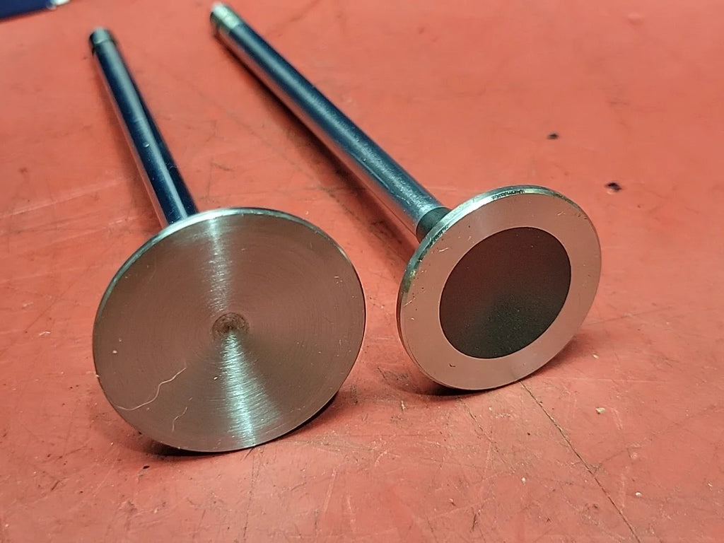 PEP STD Size Stainless Steel Valve Set 95-99 Eclipse Talon Neon 420a - Side View