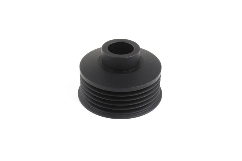 PERRIN 02-05 Subaru WRX / 04-06 STI / 93-11 Impreza Lightweight Alternator Pulley - Black - Main Product View