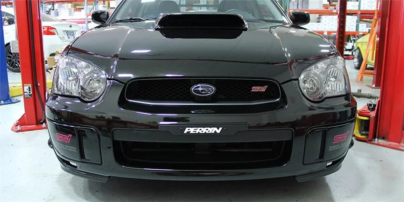 PERRIN 02-05 Subaru WRX/STI/Impreza License Plate Delete - Black - Main Product View