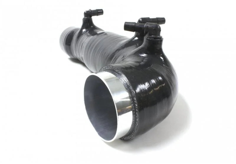 PERRIN 02-07 Subaru WRX / 04-21 STI / 04-08 Forester XT Turbo Inlet Hose - Black - Side View