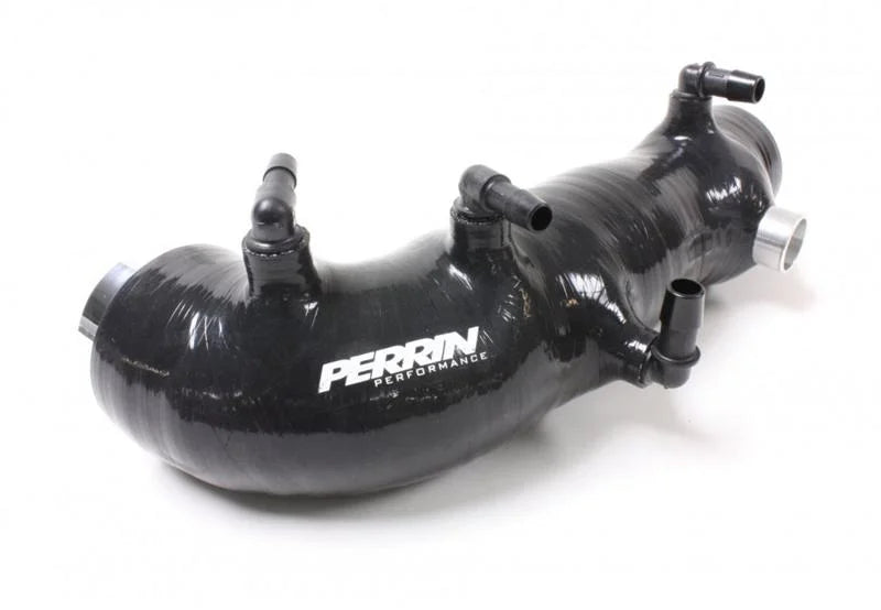 PERRIN 02-07 Subaru WRX / 04-21 STI / 04-08 Forester XT Turbo Inlet Hose - Black - Installation View