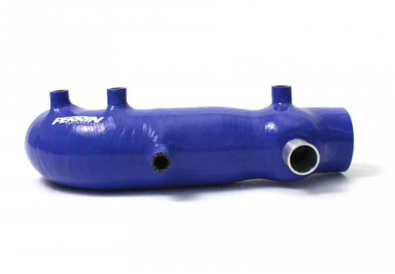 PERRIN 02-07 Subaru WRX / 04-21 STI / 04-08 Forester XT Turbo Inlet Hose - Blue - Installation View