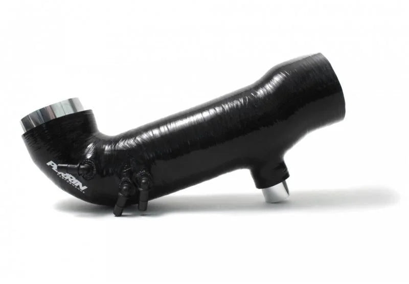 PERRIN 02-07 Subaru WRX / 04-21 STI Turbo Inlet Hose 3in. (For Aftermarket Turbos Only) - Black - Back View