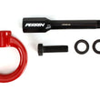 Load image into Gallery viewer, PERRIN 02-07 Subaru WRX/STI Tow Hook Kit (Front) - Red - Side View