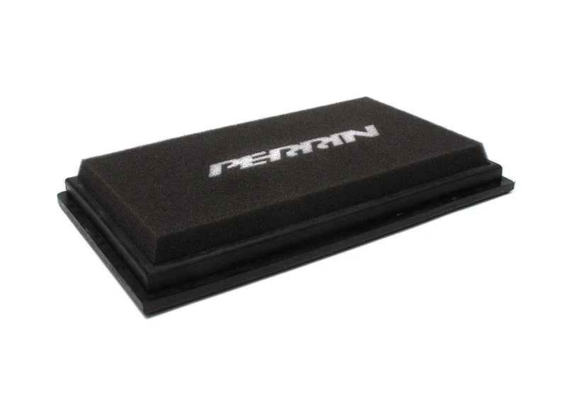 PERRIN 02-07 Subaru WRX/STI/Impreza & 04-08 Forester All Panel Foam Filter - Black - Side View
