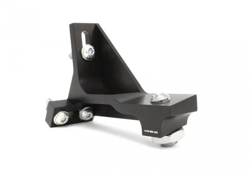 PERRIN 02-07 Subaru WRX/STi / 04-07 Forester XT Master Cyllinder Support Bracket - Black - Back View