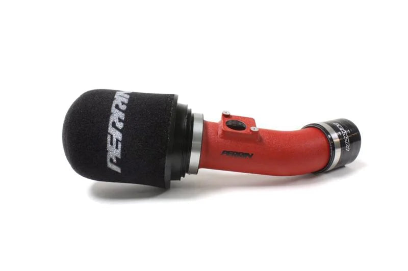 PERRIN 02-07 Subaru WRX/STi / 04-08 Forester XT Short Ram Intake - Red - Installation View