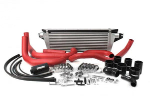 PERRIN 02-07 Subaru WRX/STi Front Mount Intercooler Boost Tubes + Hardware w/Red Tubes - Side View