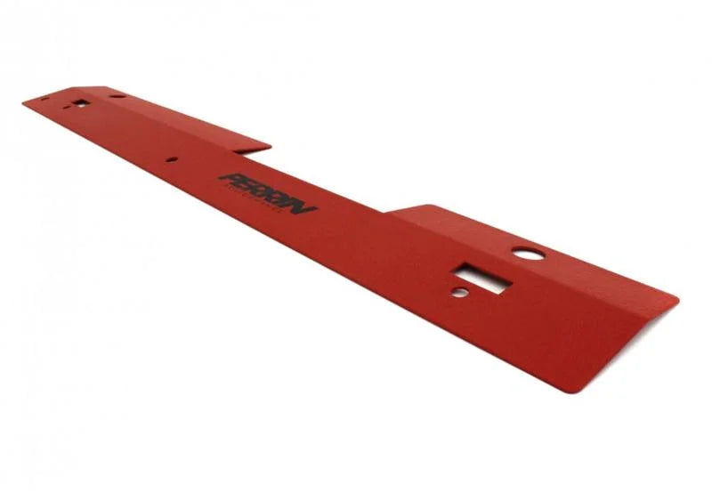 PERRIN 02-07 Subaru WRX/STi Radiator Shroud - Red - Side View