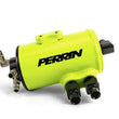 Load image into Gallery viewer, PERRIN 02-14 Subaru WRX / 04-21 STI / 05-09 LGT &amp; OBXT (w/FMIC Only) Air Oil Separator - Neon Yel. - Side View
