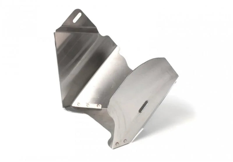 PERRIN 02-14 Subaru WRX / 04-21 STI / 05-09 Legacy GT / 04-13 Forester XT Turbo Heatshield - SS - Back View