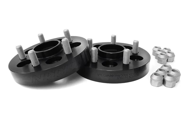 PERRIN 02-14 Subaru WRX / 2004 STI / 13-25 BRZ & Toyota GR86 25mm Wheel Spacers 5x100 56mm CB - Pair - Back View