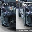 Load image into Gallery viewer, PERRIN 02-14 Subaru WRX / 2004 STI / 13-25 BRZ &amp; Toyota GR86 25mm Wheel Spacers 5x100 56mm CB - Pair - Installation View