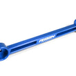 Load image into Gallery viewer, PERRIN 02-25 Subaru Impreza/WRX/STI &amp; 13-25 Crosstrek/BRZ/FR-S/GR86/GR86 Battery Tie Down - Blue - Back View