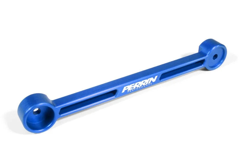 PERRIN 02-25 Subaru Impreza/WRX/STI & 13-25 Crosstrek/BRZ/FR-S/GR86/GR86 Battery Tie Down - Blue - Back View