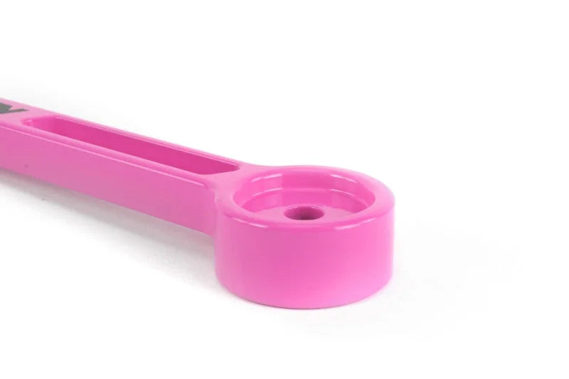 PERRIN 02-25 Subaru Impreza/WRX/STI & 13-25 Crosstrek/BRZ/FR-S/GR86/GR86 Battery Tie Down - Hyper Pk - Side View