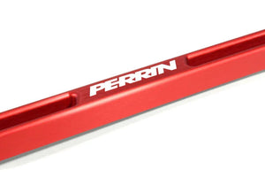PERRIN 02-25 Subaru Impreza/WRX/STI & 13-25 Crosstrek/BRZ/FR-S/GR86/GR86 Battery Tie Down - Red - Main Product View