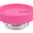 Load image into Gallery viewer, PERRIN 02-25 Subaru Impreza/WRX/STI &amp; 13-25 Crosstrek/BRZ/FR-S/GR86/GR86 Oil Fill Cap - Hyper Pink - Back View