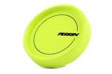 Load image into Gallery viewer, PERRIN 02-25 Subaru Impreza/WRX/STI &amp; 13-25 Crosstrek/BRZ/FR-S/GR86/GR86 Oil Fill Cap - Neon Yellow - Installation View