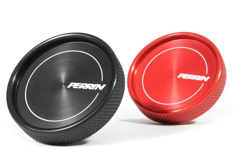 PERRIN 02-25 Subaru Impreza/WRX/STI & 13-25 Crosstrek/BRZ/FR-S/GR86/GR86 Oil Fill Cap - Black - Detail View