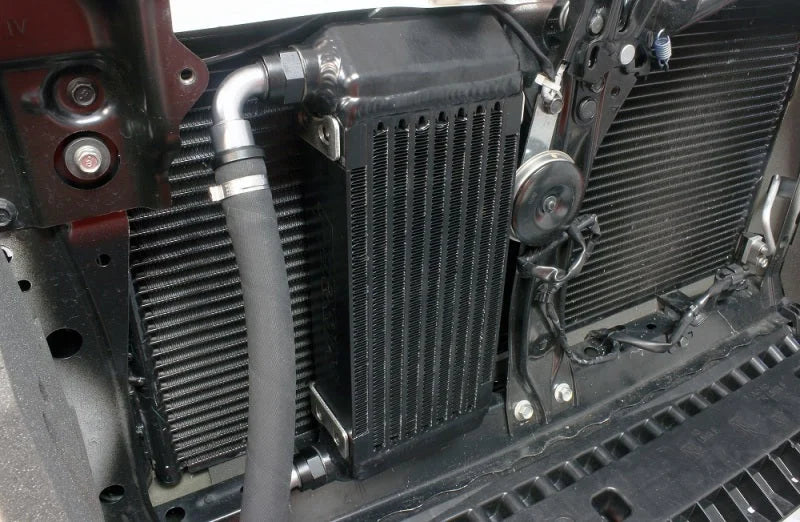 PERRIN 04-21 Subaru STI / 02-14 WRX Engine Oil Cooler Kit - Installation View