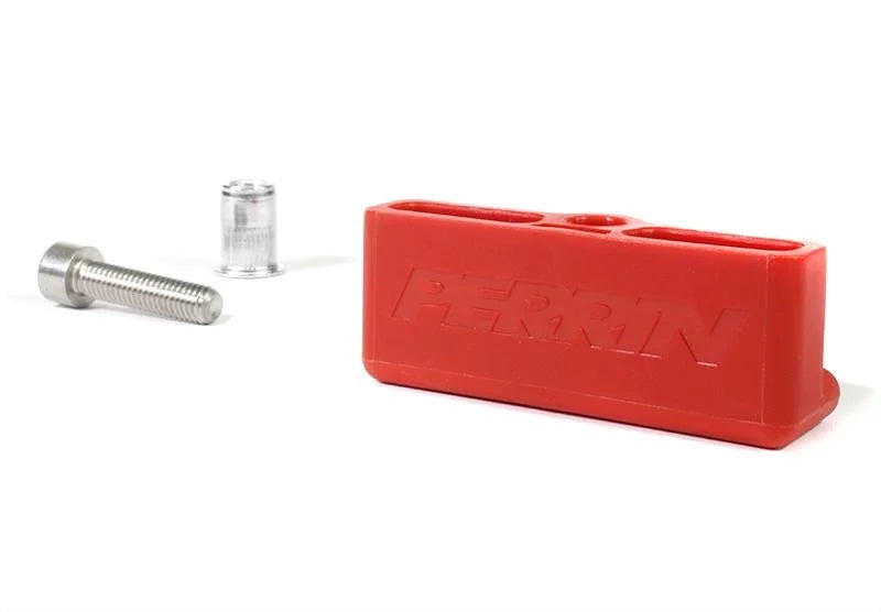 PERRIN 07-25 Subaru WRX STI Sedan Trunk Handle - Red - Side View