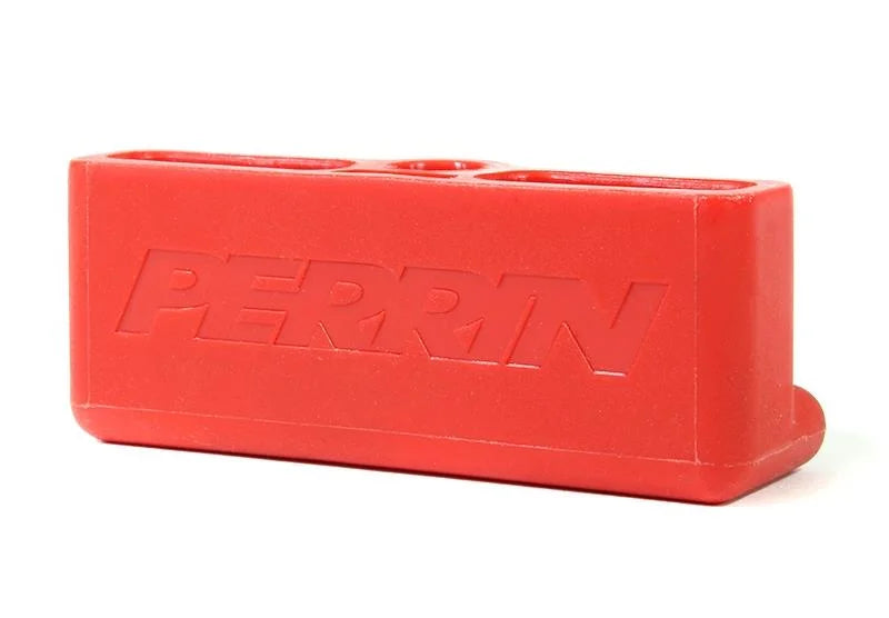 PERRIN 07-25 Subaru WRX STI Sedan Trunk Handle - Red - Installation View