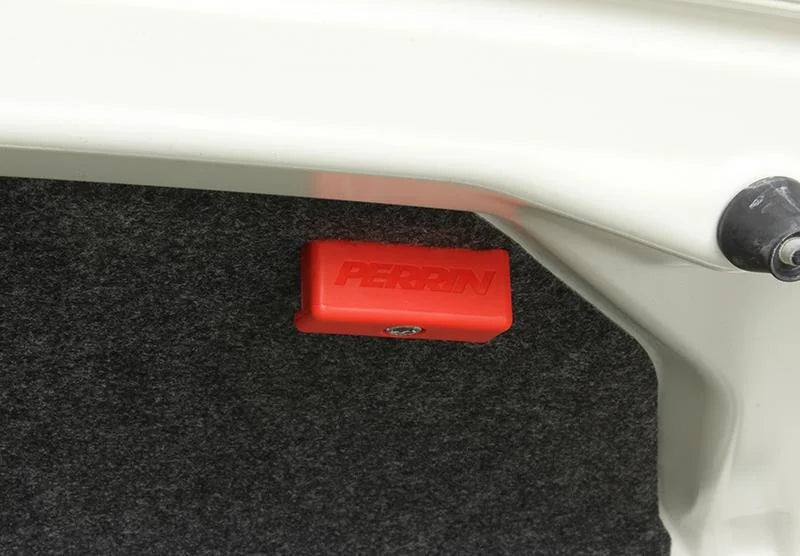 PERRIN 07-25 Subaru WRX STI Sedan Trunk Handle - Red - Additional View 6