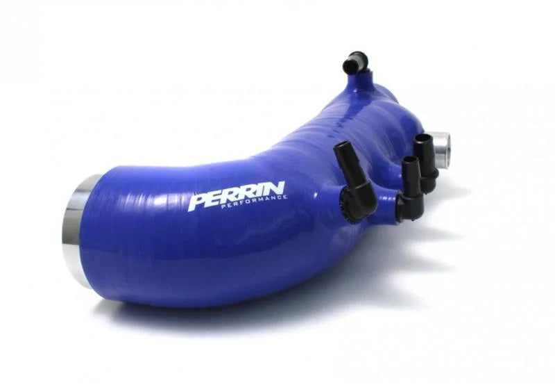 PERRIN 08-14 Subaru WRX / 04-13 Forester XT / 05-09 LGT/OBXT Turbo Inlet Hose - Blue - Installation View