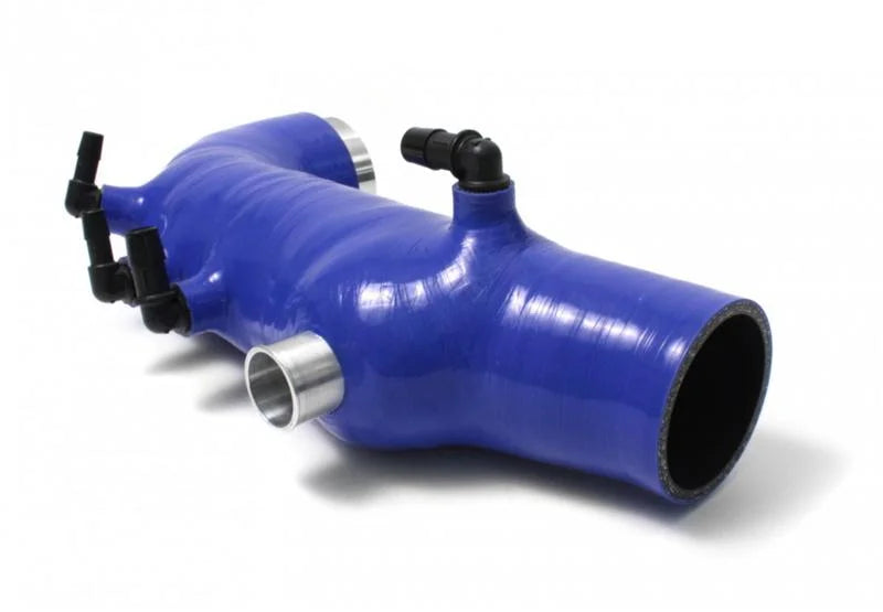 PERRIN 08-14 Subaru WRX / 04-13 Forester XT / 05-09 LGT/OBXT Turbo Inlet Hose - Blue - Additional View 5