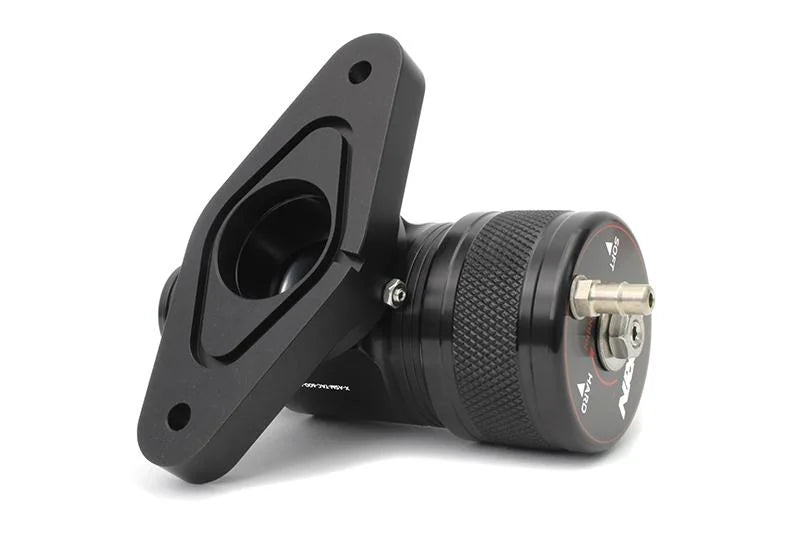 PERRIN 08-14 Subaru WRX / 05-09 LGT & OBXT / 09-13 Forester XT Bypass/Blow Off Valve - Black - Back View