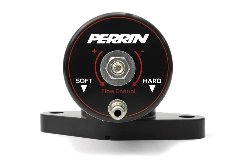 PERRIN 08-14 Subaru WRX / 05-09 LGT & OBXT / 09-13 Forester XT Bypass/Blow Off Valve - Black - Installation View