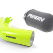 Load image into Gallery viewer, PERRIN 08-14 Subaru WRX / 08-15 STI Cold-Air Intake - Neon Yellow - Back View