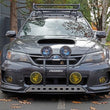 Load image into Gallery viewer, PERRIN 08-14 Subaru WRX &amp; STI / 08-11 Impreza / 05-09 Legacy Tow Hook Kit (Front) - Flat Black - Back View