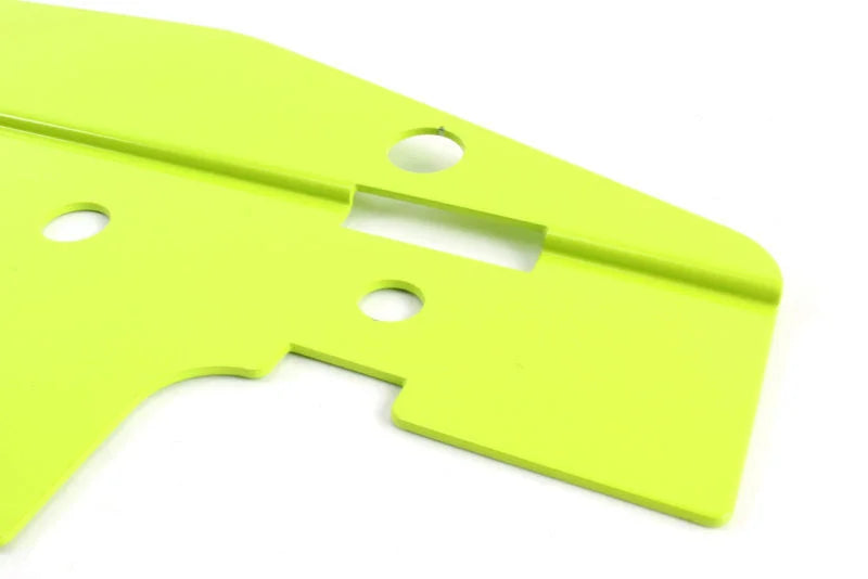 PERRIN 08-14 Subaru WRX & STI / 08-11 Impreza Radiator Shroud - Neon Yellow - Installation View