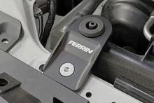 Load image into Gallery viewer, PERRIN 08-14 Subaru WRX / STI Upper Radiator Bracket Set - Black - Side View
