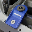 Load image into Gallery viewer, PERRIN 08-14 Subaru WRX / STI Upper Radiator Bracket Set - Blue - Side View
