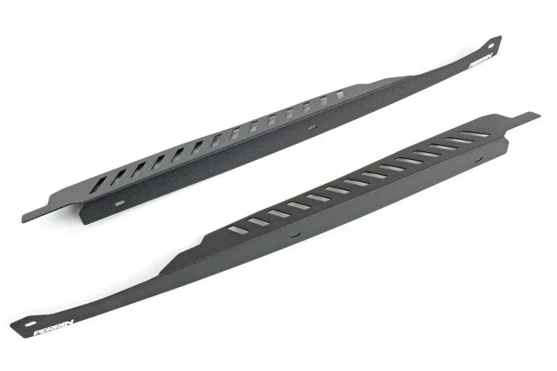 PERRIN 08-14 Subaru WRX/STI / 08-11 Impreza Fender Shroud Set - Black - Back View