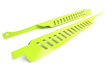 Load image into Gallery viewer, PERRIN 08-14 Subaru WRX/STI / 08-11 Impreza Fender Shroud Set - Neon Yellow - Installation View
