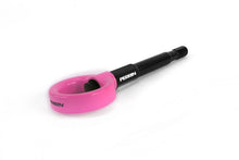 Load image into Gallery viewer, PERRIN 08-14 Subaru WRX/STI (Hatchback) Tow Hook Kit (Rear) - Hyper Pink - Side View