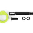 Load image into Gallery viewer, PERRIN 08-14 Subaru WRX/STI (Sedan) / 20-25 Outback All Models Tow Hook Kit (Rear) - Neon Yellow - Back View