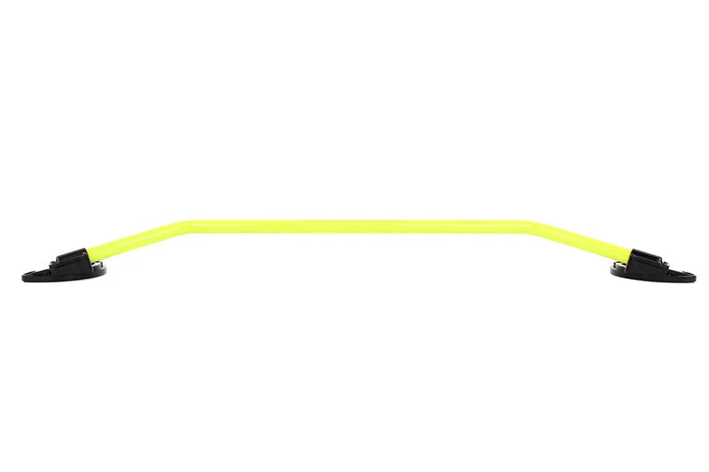 PERRIN 08-14 WRX/STI/Impreza / 14-18 Forester / 13-17 Crosstrek / 05-09 Legacy FR Strut Bar - Yellow - Back View