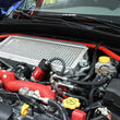Load image into Gallery viewer, PERRIN 08-14 WRX/STI/Impreza / 14-18 Forester / 13-17 Crosstrek / 05-09 Legacy FR Strut Brace - Red - Installation View