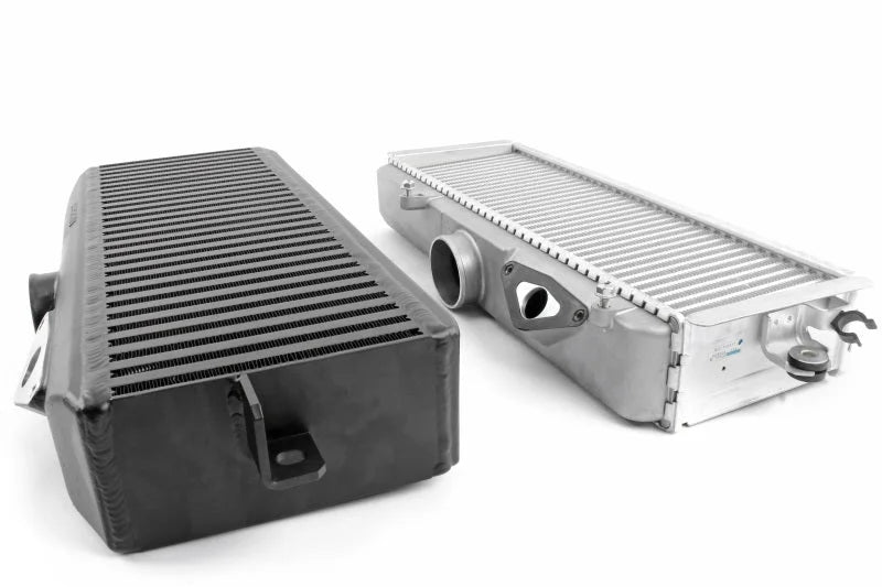 PERRIN 08-21 Subaru STI Top Mount Intercooler (TMIC) - Black - Back View